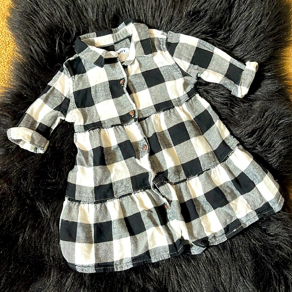 Buffalo plaid dress